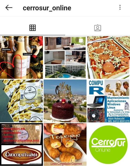 Cerro sur online - Instagram