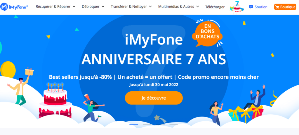 iMyFone, récupérer des donnèes mobile sur iPhone