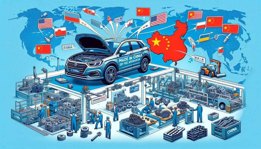 L&rsquo;industrie automobile reste fortement dépendante des composants chinois