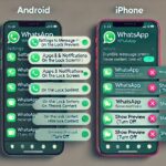 Comment supprimer l'aperçu des messages WhatsApp...